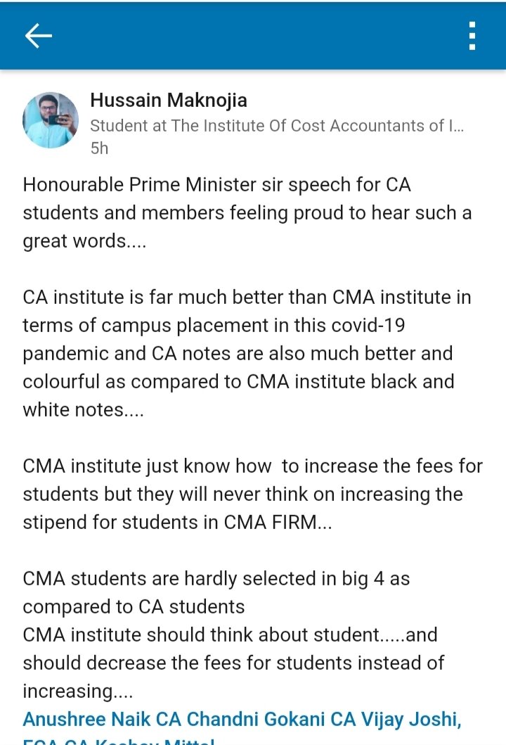 UndigestedFacts's tweet photo. Line that always strike in my mind " I should have done CA instead " . Many student asked me about CMA course after seeing the behaviour of council's/Brand recognition /Growth/Job opportunities , at the end I suggest them to go for CA otherwise these guilty pleasure will kill you https://t.co/KkEVq6SBWY