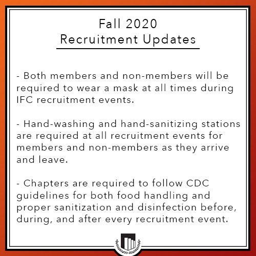 VTIFC's tweet photo. These are just a few of the changes our chapters have implemented leading into the Recruitment Process, visit the link in our bio to learn more! https://t.co/DdtOLc4uLo