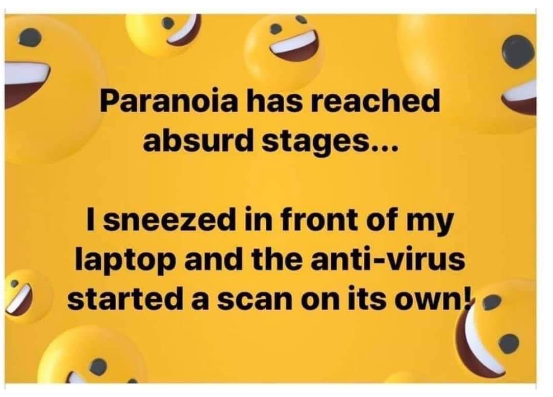 I have a fair amount of allergies or I’ve have Covid-19 since 1979 /shrug