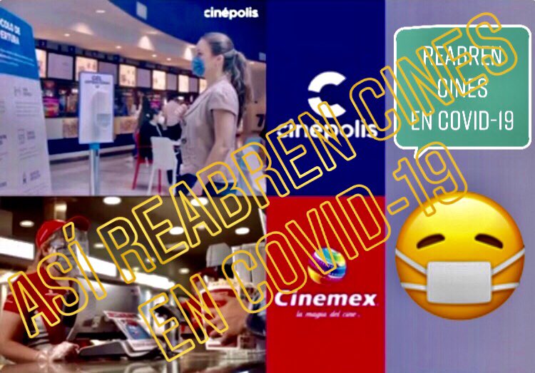 thescreenshow's tweet photo. 😱ALV!!! Ya vieron, amiguis?
Así reabren cines en COVID-19 😷🦠
https://t.co/dI9AcvR4MG
#cinepolis @Cinepolis #cinemex @Cinemex #cineteca @CinetecaMexico #cinetop @cinetop 🎟🍿 https://t.co/ULMHu6yU1W