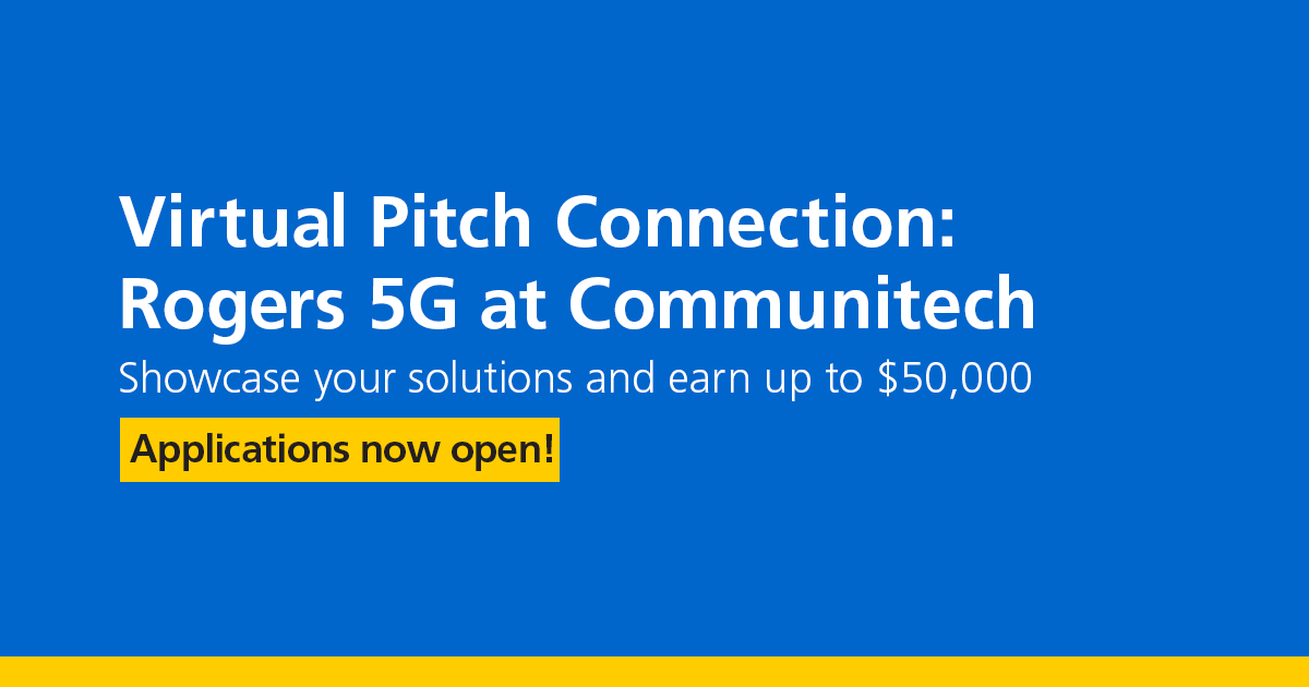 Have you got a state-of-the-art, out-of-the-box idea for a #5G security or privacy solution that would be of interest to the <a href="/Rogers/">Rogers</a> 5G Create Lab at <a href="/Communitech/">Communitech</a>? If so - they want to hear from you! 
 
Apply today: buff.ly/3klGU5K