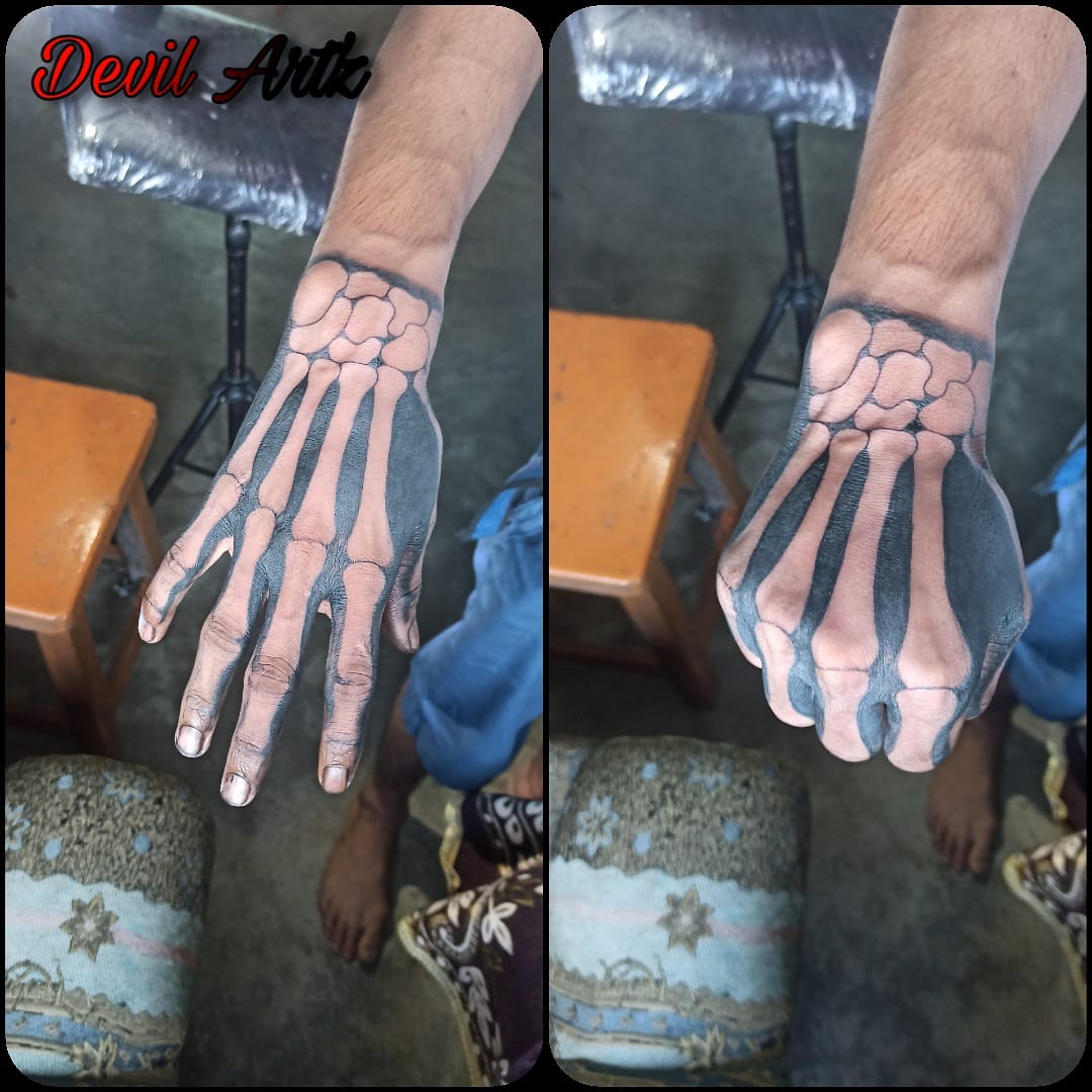 Buy Coco Skeleton Hands Temporary Tattoos for Cosplay Skull Online in  India  Etsy