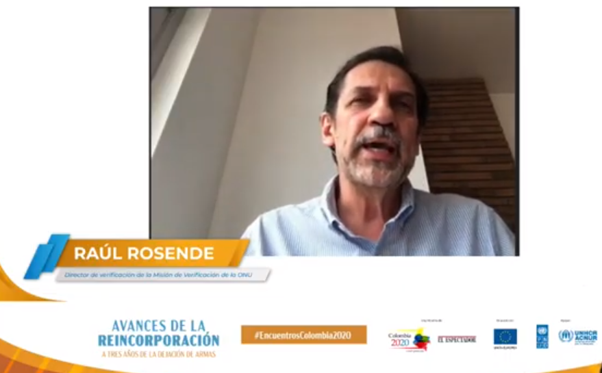 Colombia+20 (@eecolombia2020) on Twitter photo #EnVivo "Poner de manifiesto la propuesta del cese al fuego mundial vinculado a la necesidad de reducir la violencia en los territorios": @RaulRosendem jefe de verificación de la <a href="/MisionONUCol/">Misión de la ONU en Colombia</a> #EnVivo "Poner de manifiesto la propuesta del cese al fuego mundial vinculado a la necesidad de reducir la violencia en los territorios": @RaulRosendem jefe de verificación de la <a href="/MisionONUCol/">Misión de la ONU en Colombia</a>