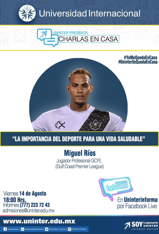 EndecsUninter's tweet image. ¡Chav@s! A toda nuestra #ComunidadUninter 
- El día de mañana hay un nuevo &quot;Charlas en Casa&quot;. Es en punto de las 6PM, a través del Facebook Live de UninterInforma. ¡Ánimo! 
#UninterSeQuedaEnCasa #OrgulloUninter