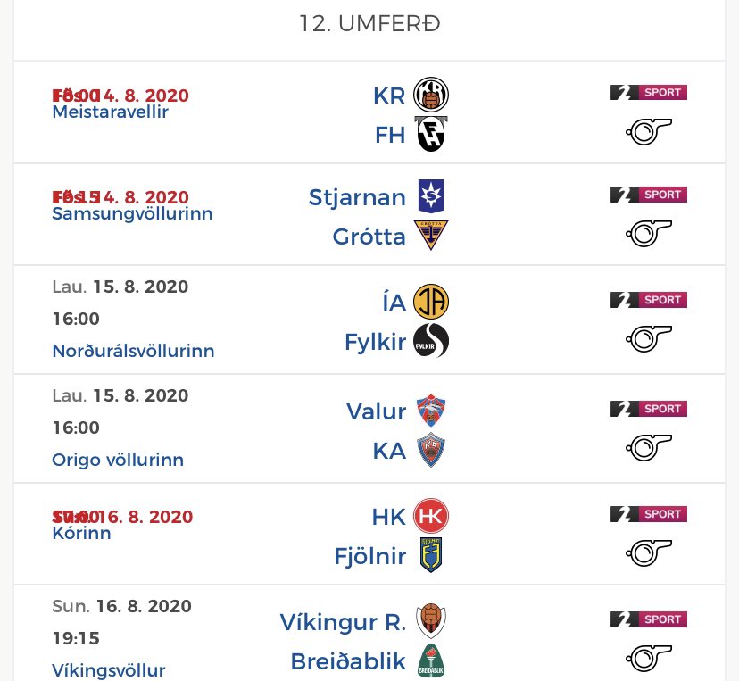 Mætti halda að áhorfendur verði leyfðir á kvennaleikina.