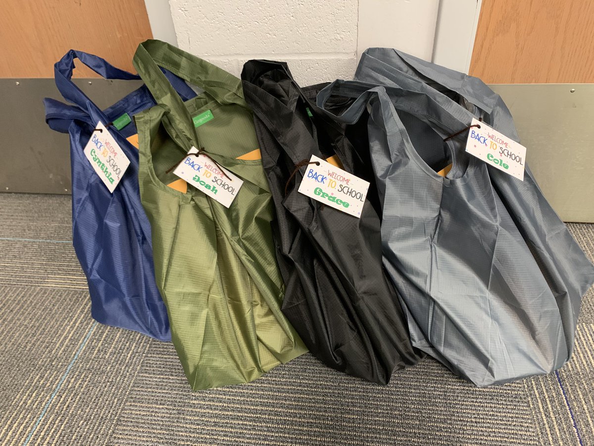 Bag ‘o books ready for my small and mighty incoming AP students.  May be a couple fun goodies thrown in, too 😉