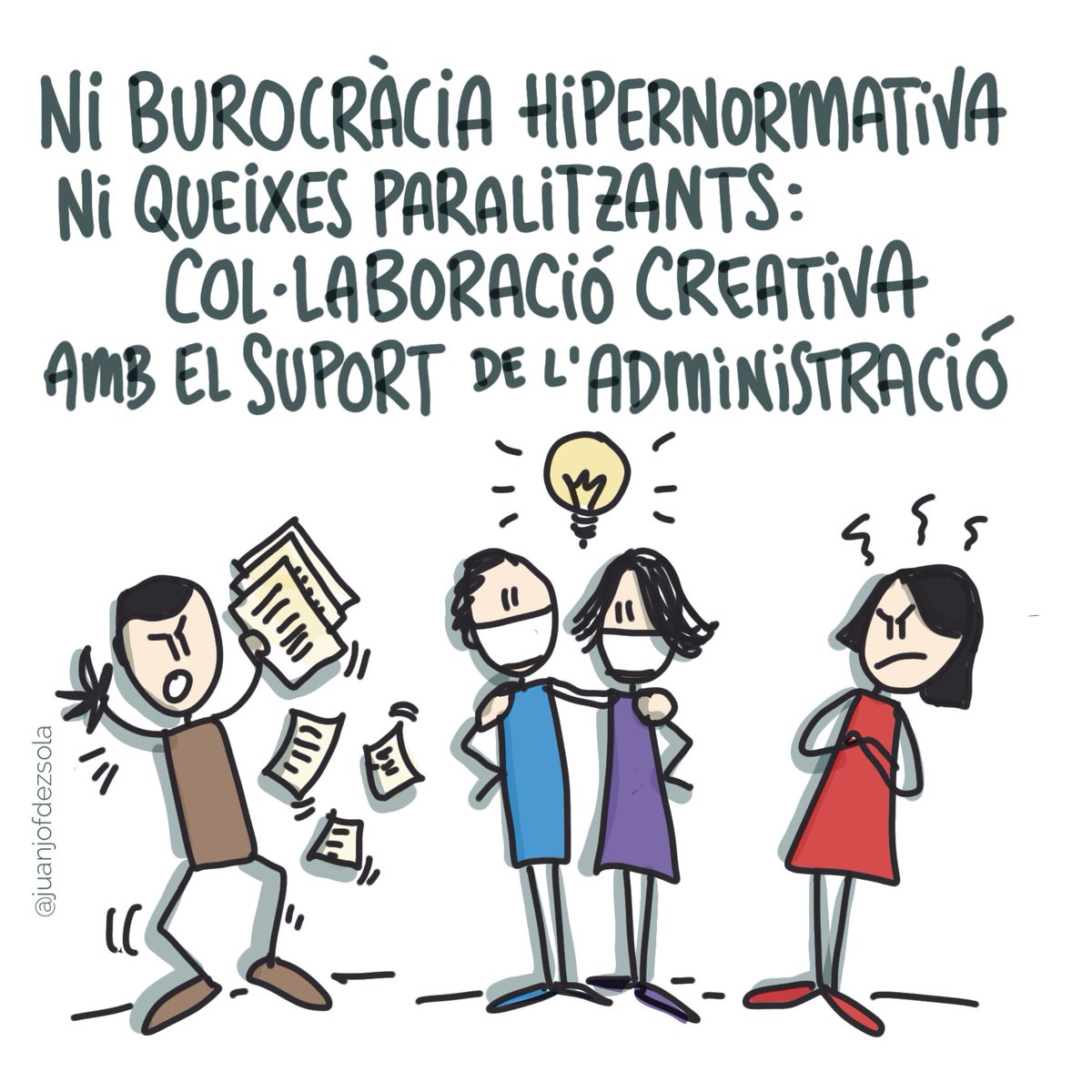 <a href="/xalenski/">Roser Xalabarder Sagalés</a> <a href="/educaciocat/">Educació</a> <a href="/JosepBargallo/">Josep Bargalló Valls</a> @cambrabcn <a href="/odeecambra/">DonaEmpresaEconomia</a> <a href="/jcanadellb/">Joan Canadell</a> <a href="/francinamarti/">Francina Martí Cartes</a> <a href="/RdriguezGascons/">Rosa</a> <a href="/ismaelpalacin/">Ismael Palacín</a> @planajordi <a href="/FathiaBenhammou/">Fathia Benhammou</a> @Carmerider <a href="/evasalvapages/">Eva Salva</a> <a href="/NewsNeus/">Neus Lorenzo</a> <a href="/angelscadenab/">Àngels Cadena Bordoll</a> <a href="/jaumepadros/">Jaume Padrós</a> <a href="/_AlexArenas/">Alex Arenas</a> <a href="/mmoliveras/">mmoliveras</a> <a href="/AnnaFornt/">Anna Fornt</a> @silsasot <a href="/ssivera/">Sílvia Sivera</a> <a href="/JoseMRodeiro/">Josep Manuel Rodeiro</a> <a href="/victorcostaor/">Víctor Costa</a> <a href="/anna_mercade/">Anna Mercade i Ferrando</a> A l’escola en temps coronavírics, ni burocràcia hipernormativa ni queixes paralitzants: col.laboració creativa -això sí- amb el suport de l’Administració. Que tothom ajudi, que tothom ho faci tot a fi de bé, perquè l’escola-refugi pugui seguir funcionant! #10Eduidees