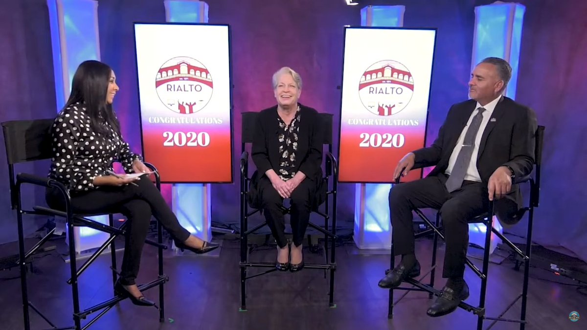 RialtoUSD's tweet photo. #ThrowbackThursday: May '20, “prerecorded show” at @RialtoNetwork, RUSD Comm./Media Services spoke candidly with RUSD Board President @NancyGOKelley &amp; Superintendent Dr. Avila about the state of local education, weeks before graduations occurred. Enjoy!

https://t.co/s3EGnKJWwt https://t.co/WLbkjPrN7l