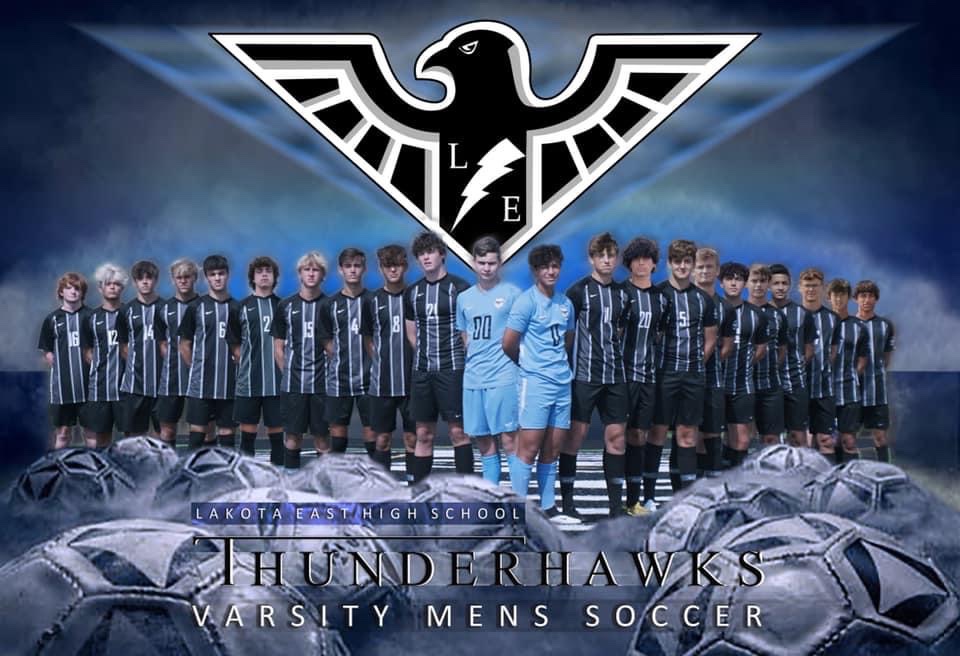 LEHSMensSoccer's tweet photo. Introducing your 2020 Thunderhawks.  Thanks you to the Salvador’s for creating this awesome team photo https://t.co/ZzAp1kXw8S