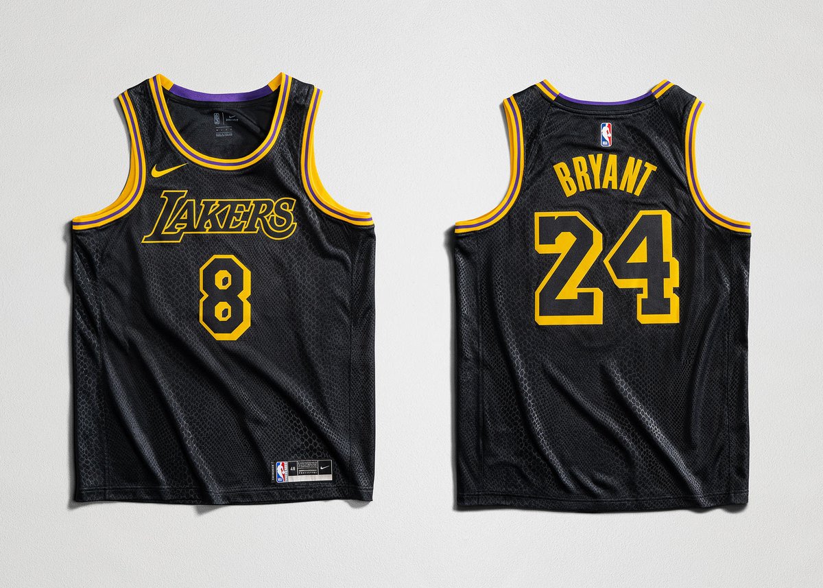 lakers city edition black mamba