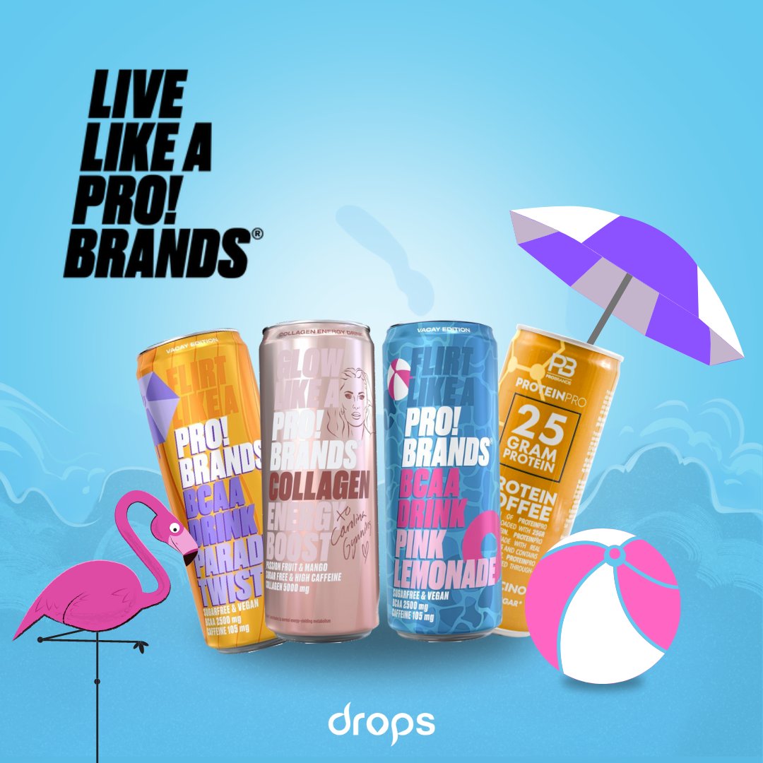 Drops Kuwait on Twitter "Pro!Brands BCAA Drinks come in an awesome