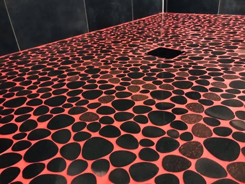 LATICRETE's tweet photo. "I just wrapped up this #Slipknot (heavy metal rock band) themed #shower for our customers. Adam Wilson my #LATICRETE Rep really came through to get us this Nissan Red PERMACOLOR Select #Grout color!" - Summit Valley Tile Stone, Las Vegas, NV
#permacolorselect #customgrout https://t.co/o2AuL6JZry