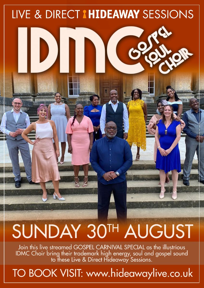 Uber #soul! Incognito's Tony Momrelle and IDMC #Gospel Soul Choir, delivered straight to you! - mailchi.mp/hideawaylive/u… @Seriouslive @musicvenuetrust @idmcgospeluk @tonymomrelle