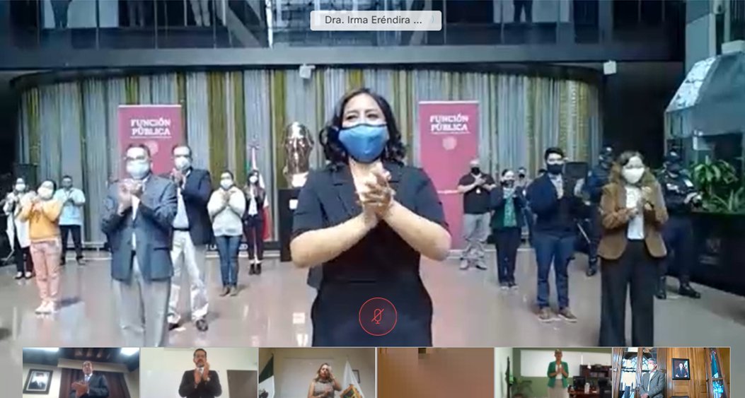 ContraloriasMX's tweet photo. En el marco de la #LXIVReuniónContraloresMex, @ContraloresMX se une al homenaje a las personas que han perdido la vida a causa del #COVID19. Igualmente,  valoramos el trabajo del personal médico, de seguridad, de limpieza y todos los involucrados para hacer frente a la pandemia https://t.co/SJyhk4KK4M