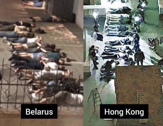 supames12's tweet photo. Couldn’t notice any difference. #StandWithBelarus 
#StandWithHongKong https://t.co/sBftFEslpa