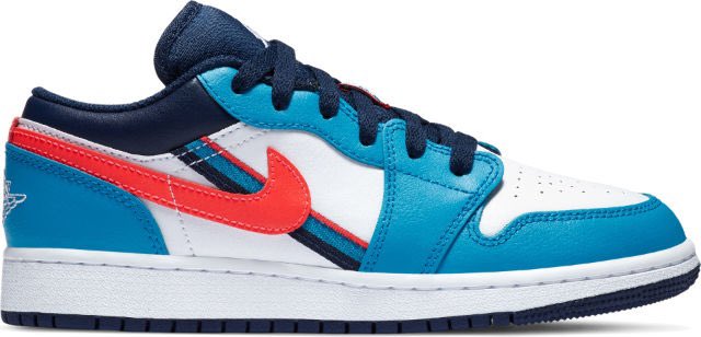 air jordan 1 low blue and orange