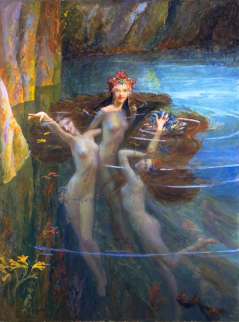 MitosGriegos4's tweet photo. #Nereidas : En la mitología griega, las Nereidas son las cincuenta hijas de Nereo y de Doris y hermanas del apuesto Nerites. Se las considera ninfas del Mar Mediterráneo, y como tales viven en las profundidades del Mediterráneo. https://t.co/osVdOy37M0