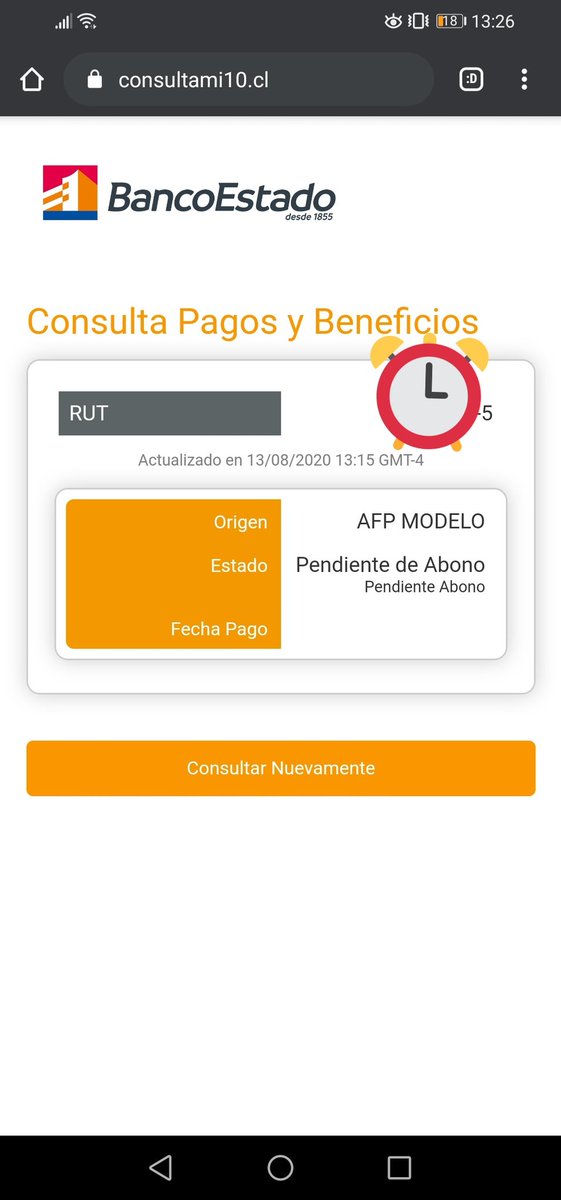 enzofdezgon's tweet photo. #afpmodelocl #bancoestado
Actualizó!! Pero seguimos sin abonos. https://t.co/gVY5N2SOiV