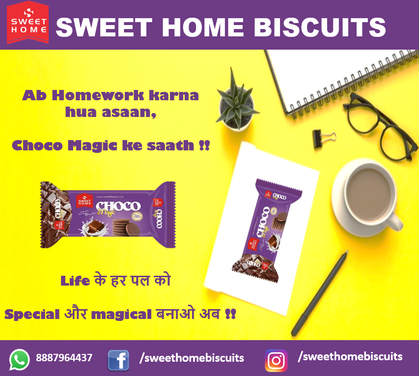 sweethome_b's tweet photo. Life के हर पल को Special और magical बनाओ अब !!
Sweet Home Biscuits offers a wide range of biscuits which are locally made!
#vocalforlocal #dilseswadeshi #sweethomebiscuits #chocomagic #krispo #cashew #butter #orangecream #chocolatecream #elaichicream #milkcream https://t.co/RSssWmcrId