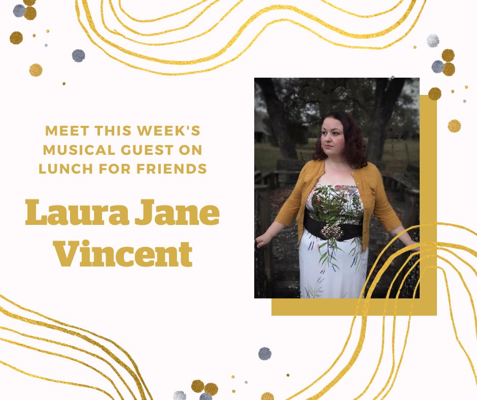 THP_NC's tweet photo. We're thrilled to announce our #LunchforFriends special musical guest, @LaurajVincent! Laura was named 2017 Songwriter of the Year by Triad Music Festival AMPD Expo and is the creator and curator of Glendonfest music festival. Join us with Laura at noon on Aug 14 on our FB page! https://t.co/vzTDWOumjA