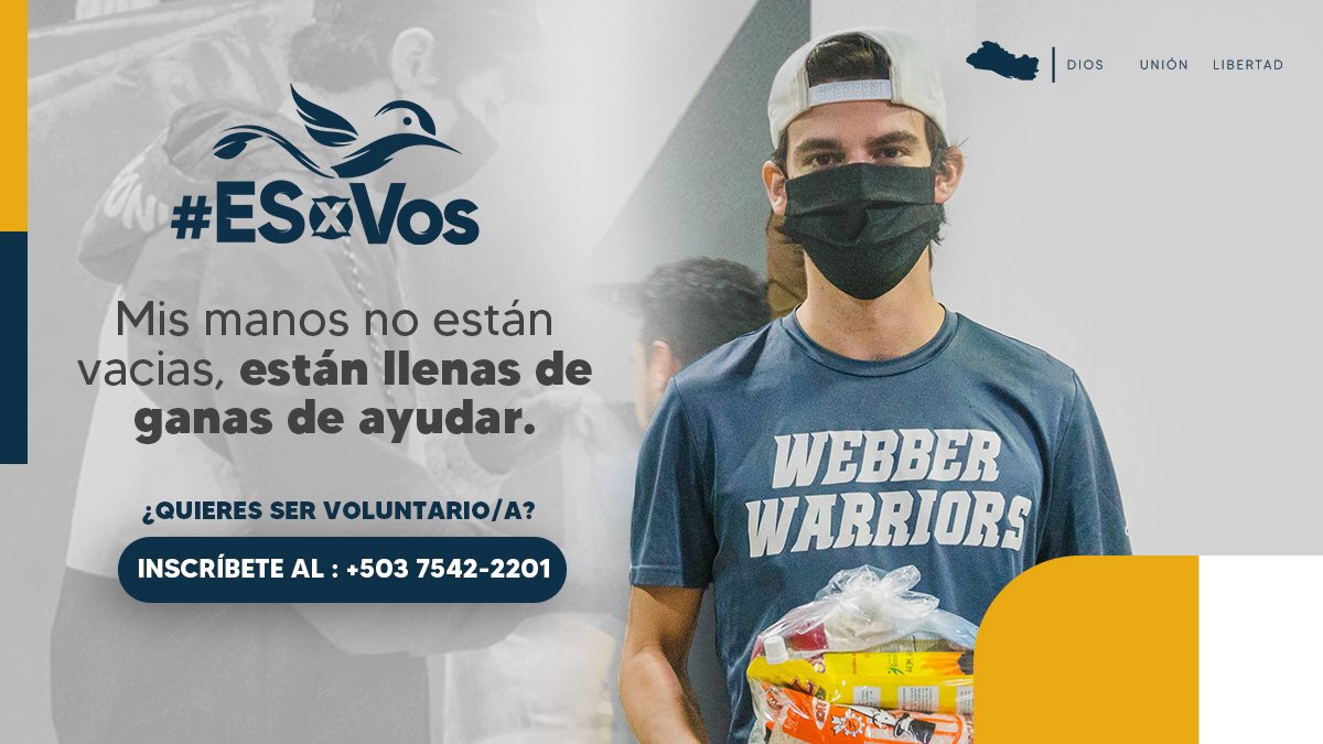 esxvos_'s tweet photo. ¡Ahora es el momento para apoyar a salvadoreños de escasos recursos! #ESxVos que la vida de muchas personas puede mejorar.

¿Quieres ser voluntario/a? Inscríbete al whatsapp: +50375422201 https://t.co/wAbJTsNC0y