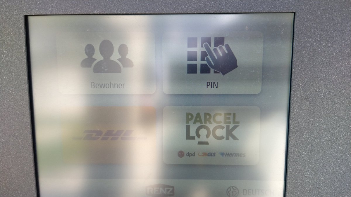 so sieht in München eine bestens für den Onlinehandel ausgerüstete Wohnanlage aus