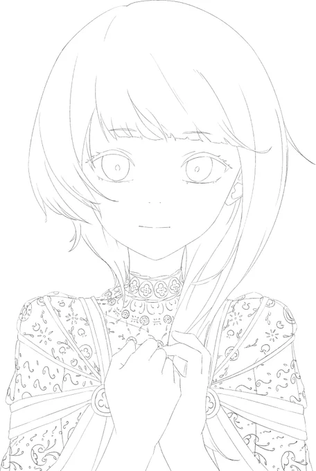 アイコン予定の絵の線ができた
線画は今までで一番良いけど、色塗るの苦手なんだよな... 