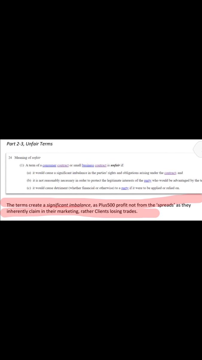 Jay76744258's tweet photo. So much for Plus500 saying that the majority of revenue is generated from spreads. A consumer authority after investigating concluded that Plus500 make a majority of revenue from client losses.!!!! . How are they allowed to claim something that is not accurate? https://t.co/OGlENqHnXV