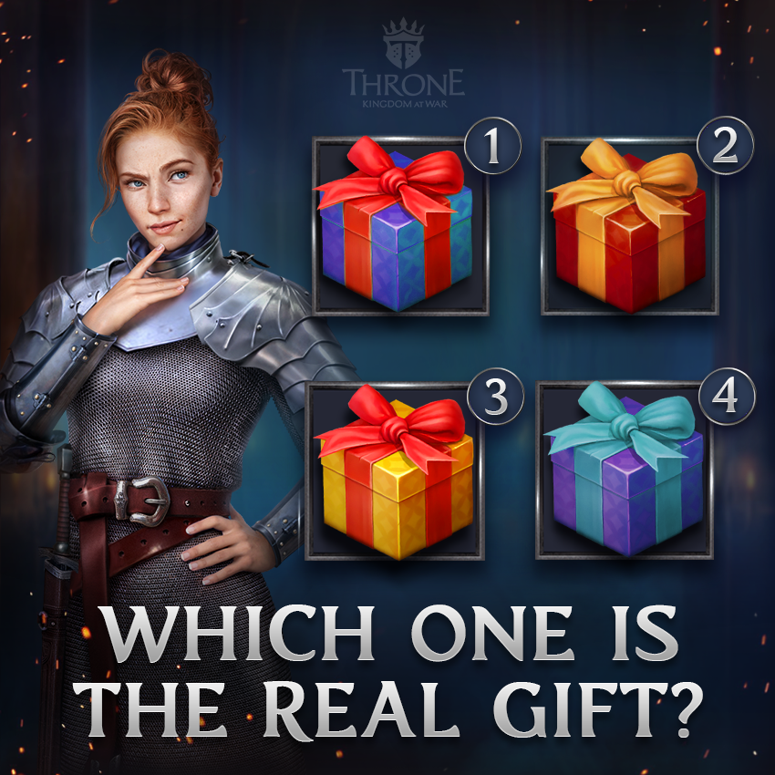 throne_plarium's tweet photo. Lords, the hunt for Lost Gifts will start tomorrow!🤭 Prepare your Heroes for a mad race for prizes: every single box contains three Gifts.

Don't forget to tell us about your success under this post!😉 https://t.co/8cBxJVljZK