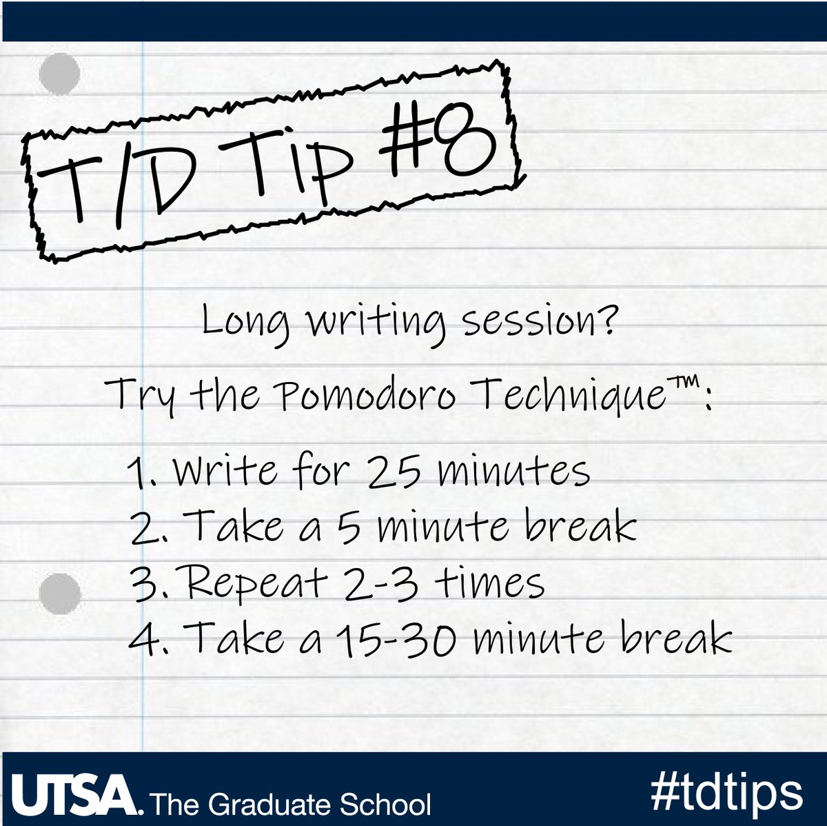 UTSA Graduate School tweet media