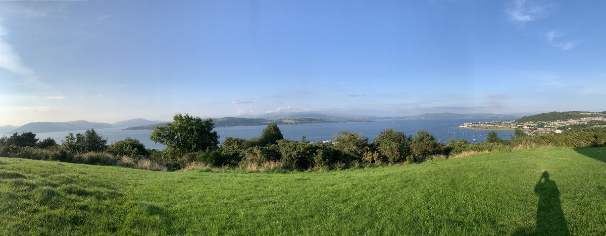 The view from #TowerHill #Gourock as good as it has always been