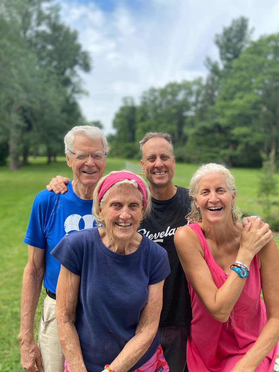 Good morning from the Esselstyn Family Farm. This might look like a family photo...but we are always discussing ways to share our plant-based messages with you!