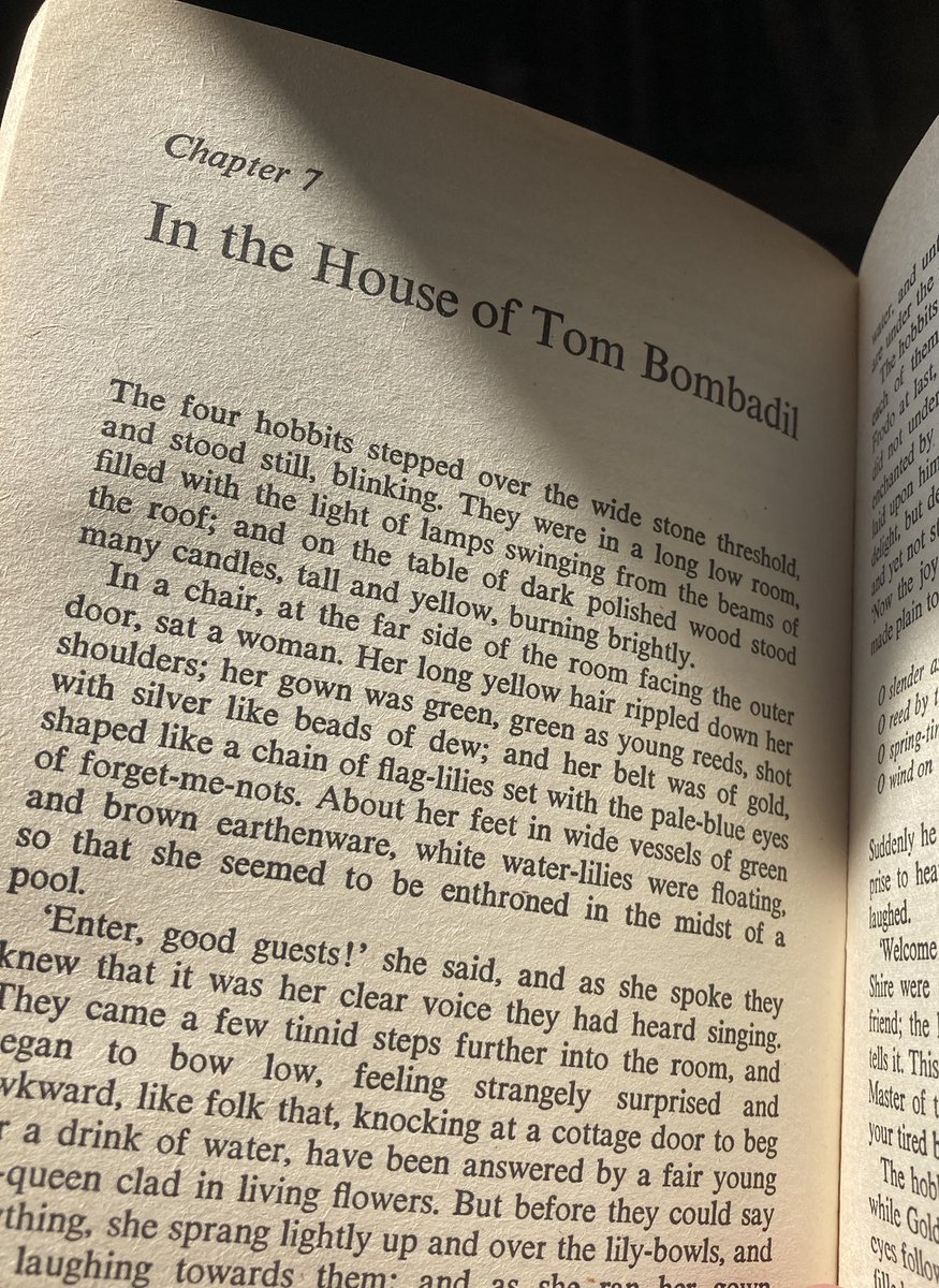  #TolkienEveryday Day 22“Eldest, that's what I am... Tom remembers the first raindrop and the first acorn... he knew the dark under the stars when it was fearless – before the Dark Lord came from Outside." Another of my favourite characters, Tom Bombadil  #TomBombadil  #LoTR