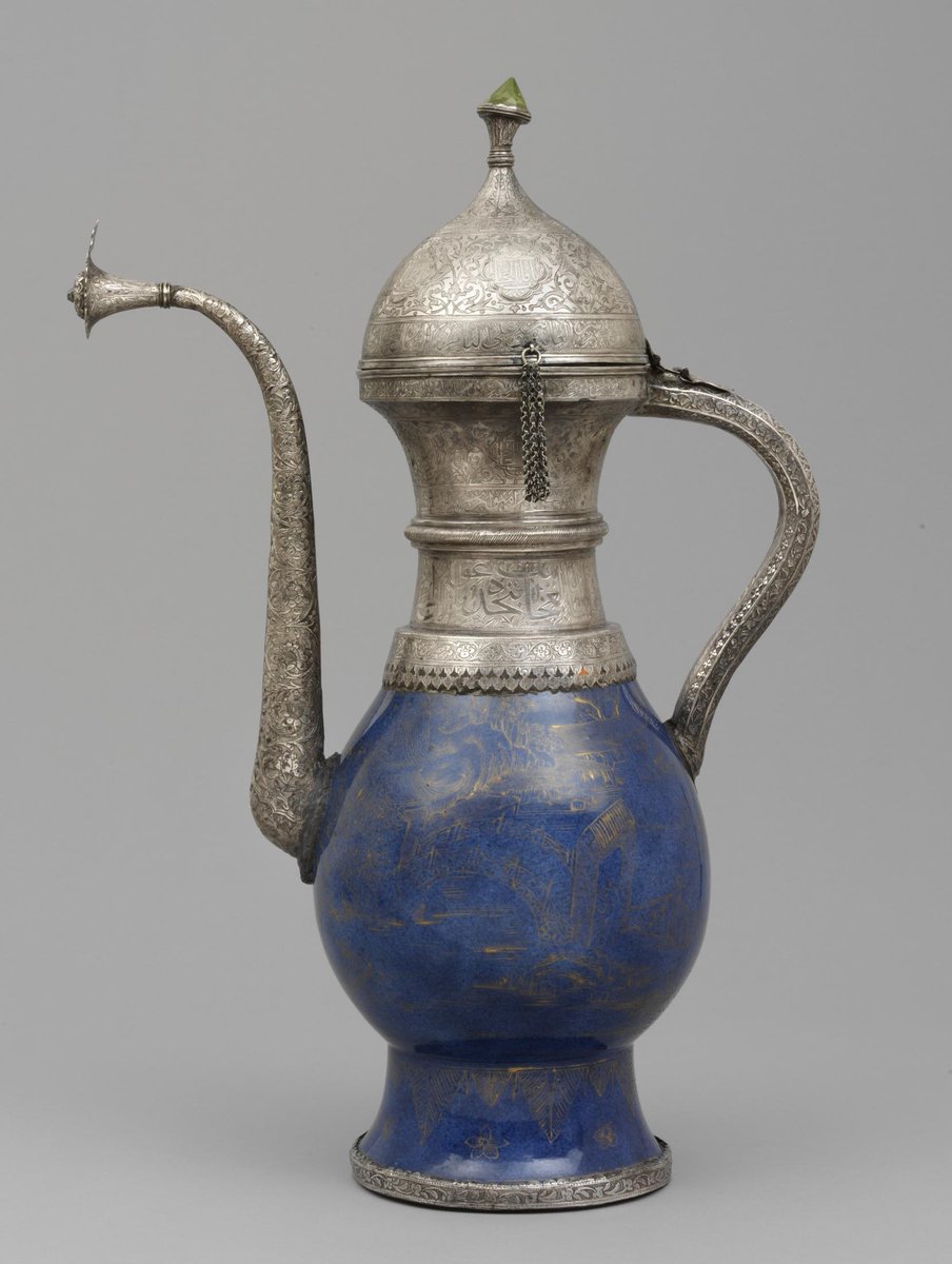 The heatwave in the UK this week got me thinking about how people kept cool in 19th-century Iran. There's one really interesting type of vessel which had a role in this, so here's a quick thread on ice cold drinks in pre-refrigerator Qajar Iran... [1]