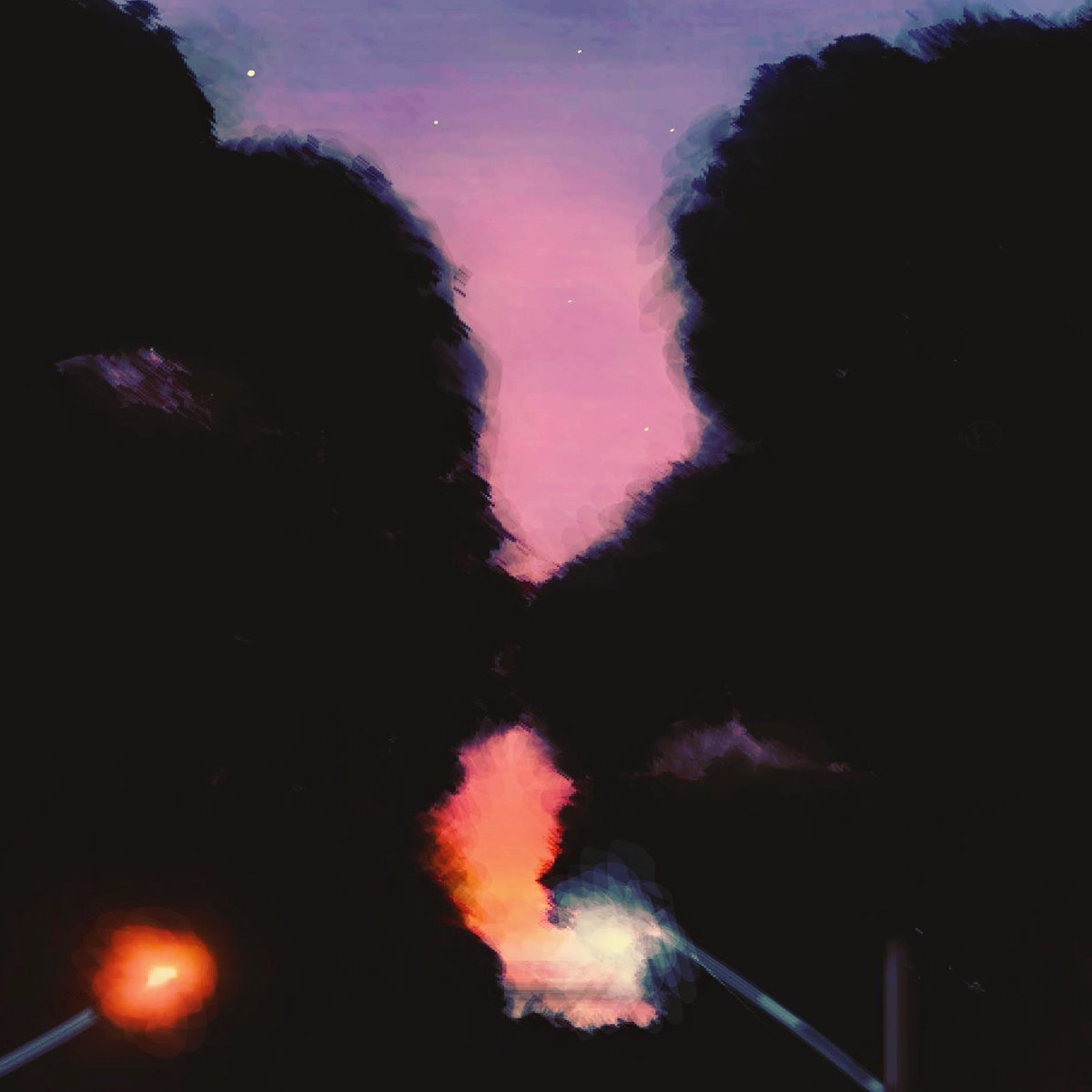 heres a quick sky study. damn boy, i miss going outside

#digitalartwork #digitaldrawing #digitalart #digitaldraw #digitalpainting #painting #illustration #art #myart #under1kgang #under500gang #Under50gang #pastel #pastelcolours #aesthetic #sky #tree #trees #streetlight #sunset
