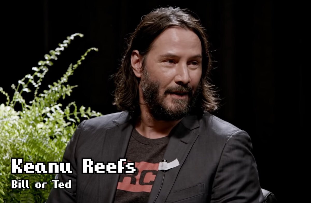 34. between two ferns: the movie. he looks good here but the beard is a lil straggly.