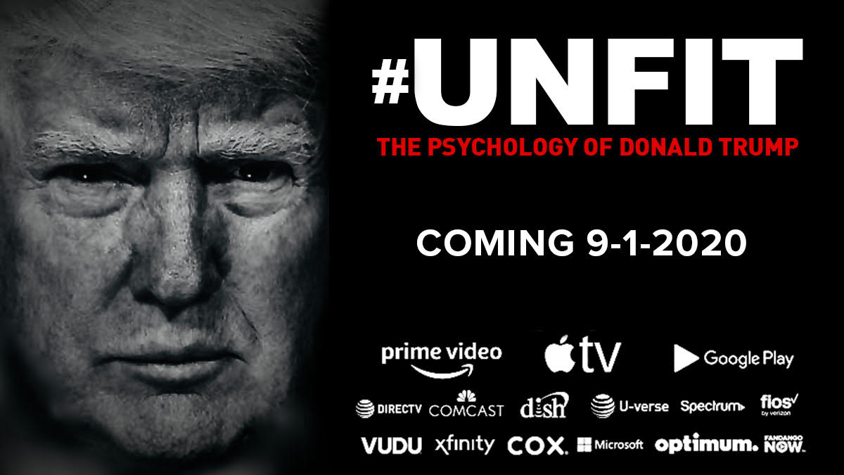 duty2warn's tweet image. The truth about Trump&apos;s aberrant pathology is STILL not spoken about. And THAT&apos;S the source of our greatest danger! It cuts to why he behaves as he does and what he&apos;s capable of. Nobody who understood that pathology would EVER vote for him. Everyone needs to see this film! #UNFIT