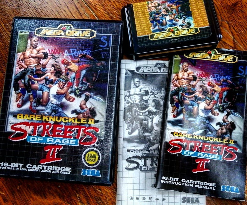 Freakazoid999's tweet photo. Asian version avec 2 boukins en chinois et anglais :o #streetofrage2 #bareknuckle2 #sega #megadrive #segamegadrive #segagenesis #streetofrage #bareknuckle #asianversion #segaam7 #yuzokoshiro #ベアナックル #ベアナックル2 #beatemup #retrogaming #classicgaming #segagames https://t.co/bHnhQht8Ar