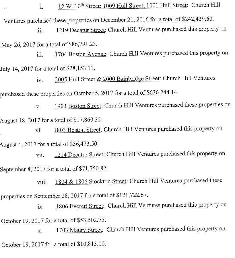 12 w 10th street; 1009 hull...