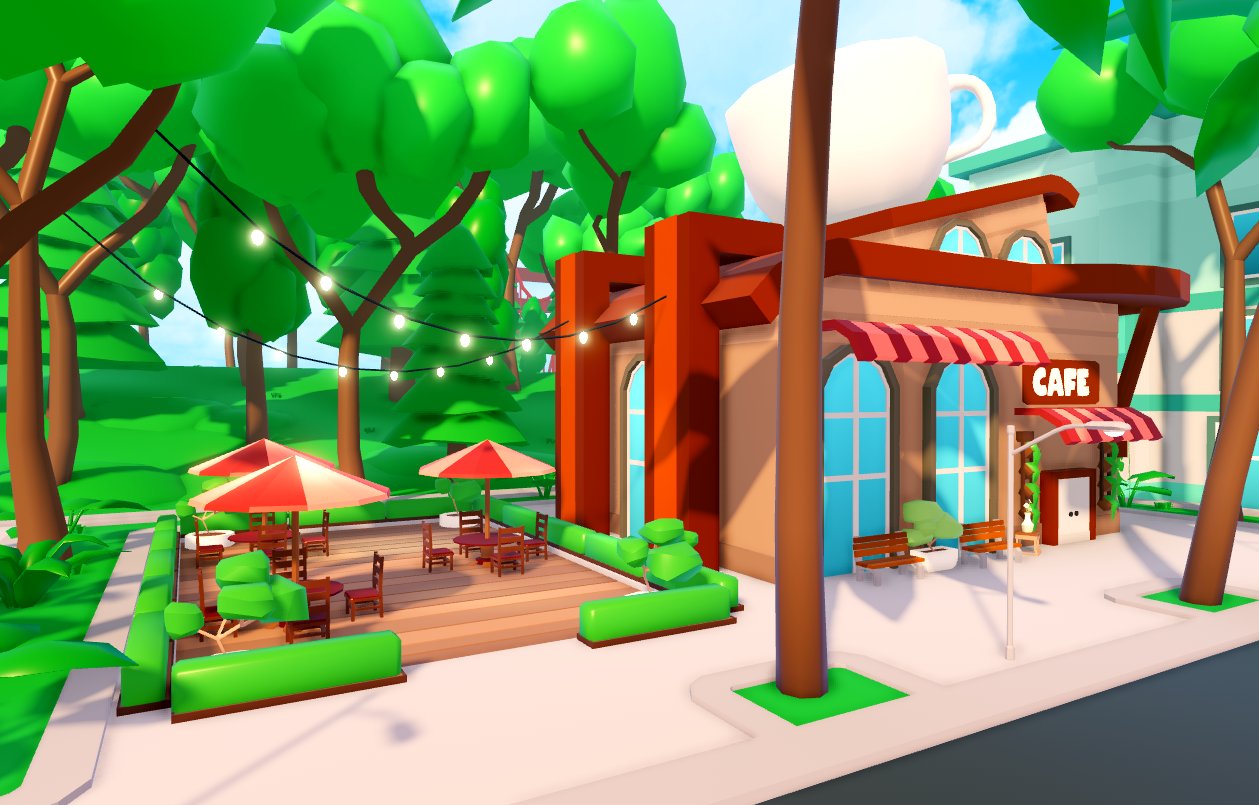 R0cu On Twitter Coffee Anyone Roblox Robloxdev - sunset cafe games roblox