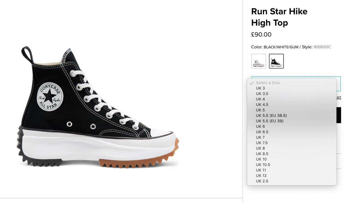 Dokument fængsel controller SOLELINKS EU on Twitter: "Ad: FULL RESTOCK: Converse Run Star Hike 'Black'  via Converse Europe UK:https://t.co/PqxgkJY84M FR:https://t.co/BxlTe5nKIk  DE:https://t.co/304XvVkC0d NL:https://t.co/dxHwNgyVSn  IT:https://t.co/o39EdBCIrS ES:https://t.co ...