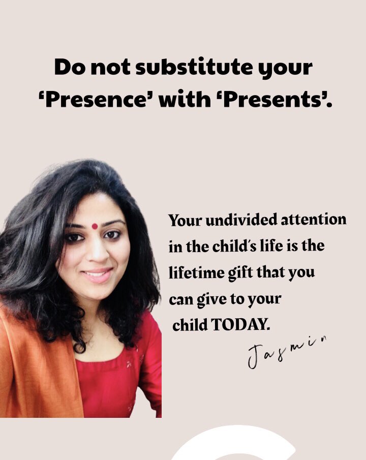 jasmin_kumar_'s tweet photo. Be in your child life today, to create and strengthen the connect, that sustains.
#jasminkumar #parentinganswersbyjasminkumar #parenting #consciousparenting #mindfulparenting #fatherhood #motherhood #parenting101 #mompreneur #parentingjourney https://t.co/AXxnVid9pe