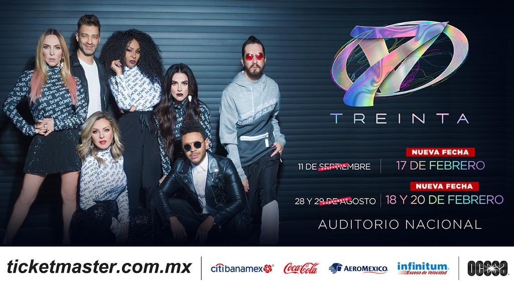 ¡Amigos de #CDMX! Les compartimos las fechas reprogramadas para los conciertos que estaban agendados para agosto y septiembre en el <a href="/AuditorioMx/">Auditorio Nacional</a> 🎤

Los boletos adquiridos serán válidos para las nuevas fechas. Es tiempo de cuidarnos. ¡Los queremos! #OV7TreintaAños