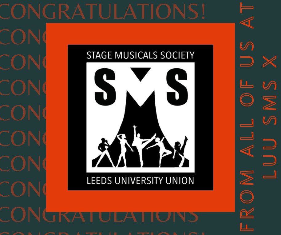 LUUSMS's tweet image. Congratulations to all A Level students who have received their results today!! 🥳 Moving to study at Leeds?Why not audition for Stage Musicals Society! ✨ Our production this semester will be the fabulous hit musical ‘Fame’! 🤩 We can not wait to see you at auditions ❤️