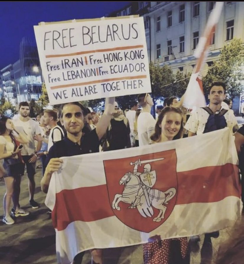 zoelai21405826's tweet photo. @HannaLiubakova 100% support from HK🇭🇰We’re experiencing the #PoliceBrutality and insane stuffs in Hong Kong, too. It’s definitely a hard time in #Belarus. I wish all the best for you and please stay well and keep fighting with the evil government. Please do take good care of yourselves❤️ https://t.co/qVh7ly4hQK