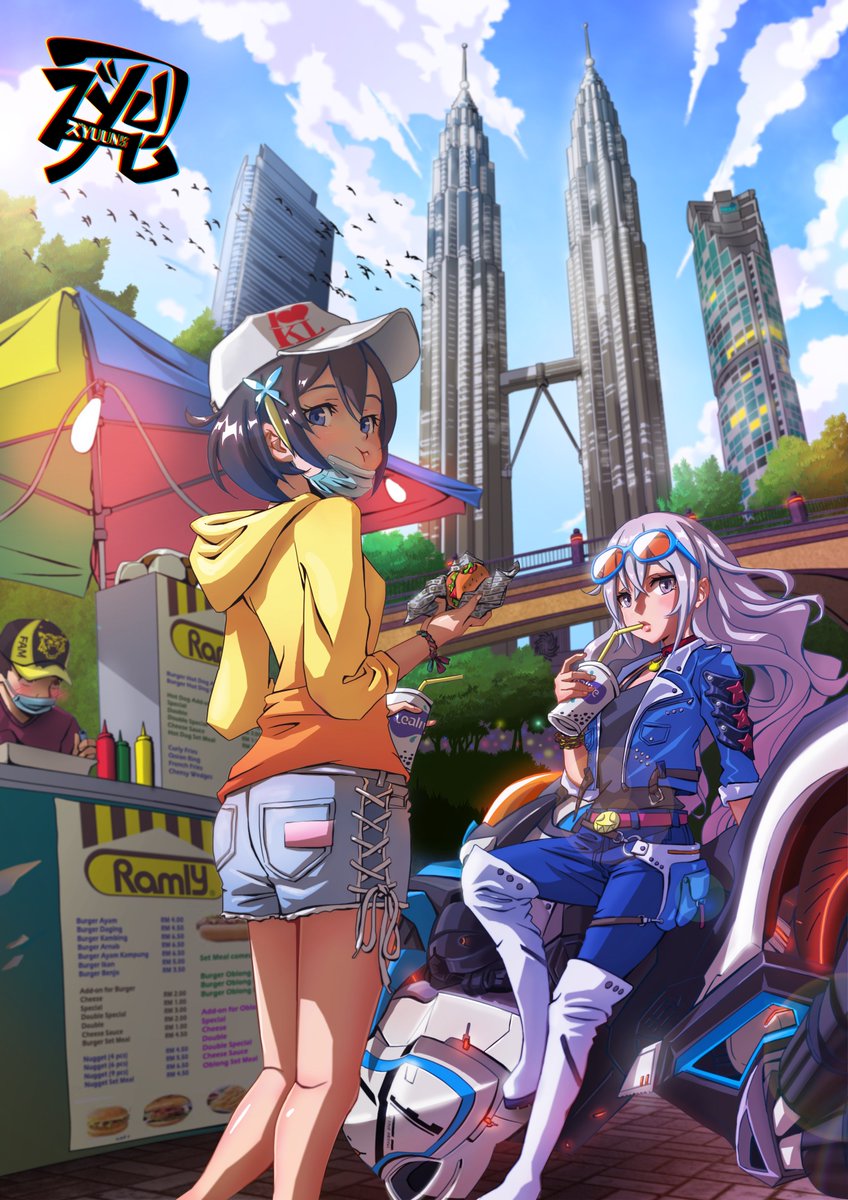 ZyuuFuwada's tweet photo. #HonkaiMemory #illustration 
HonkaiMemory+Global+Illustration+Zyuunii
Landmark : KLCC Trip~
Travel safe! Wear your mask and keep your distance :)
Don't worry Bronya is holding her mask in her left hand^^ https://t.co/ew1qFlsBFi