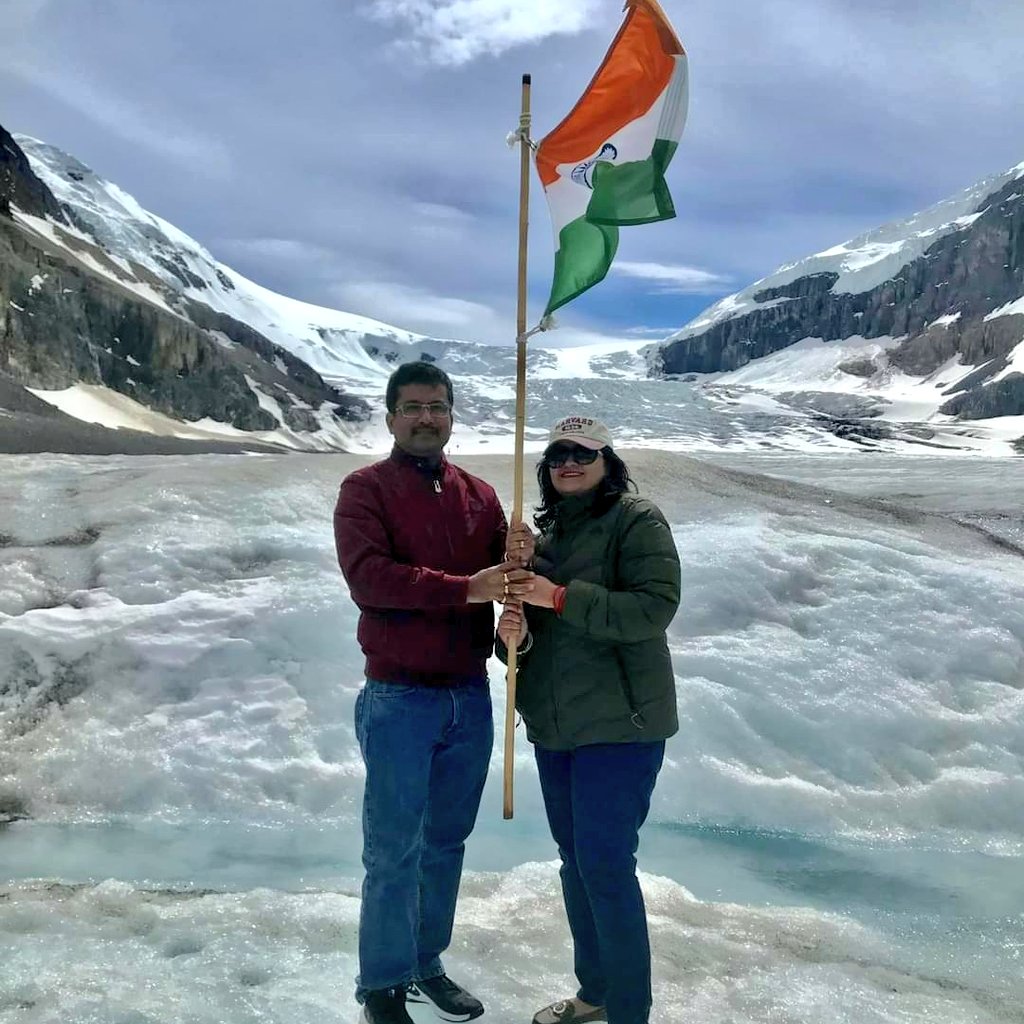 JAI HIND !

#15thAugust
#HappyIndependenceDay #India
#AthabascaGlacier 
#Glacier #Jasper #JasperNationalPark #Alberta #Canada
#NewProfilePic2020