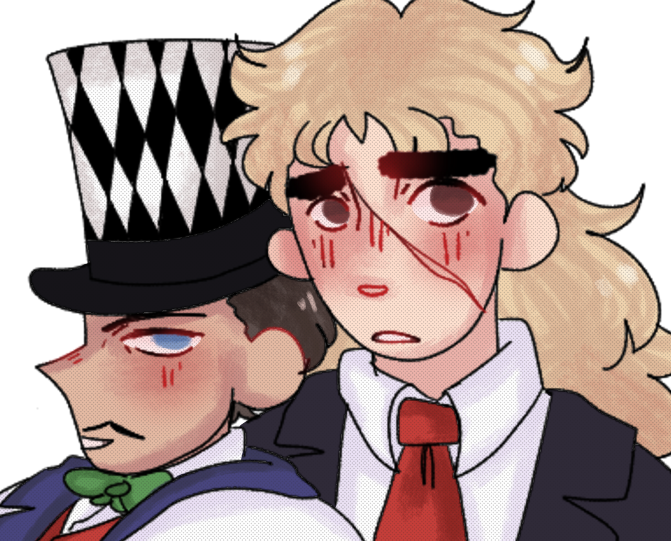 InsaneCl0wnn's tweet photo. Manga redraw 😳👉👈✨
#Zeppwagon #jjba #JoJosBizarreAdventure #fanart #animefanart #jjbaart #RobertEOSpeedwagon #WilliamAZeppeli #manga https://t.co/EcTRB403hF