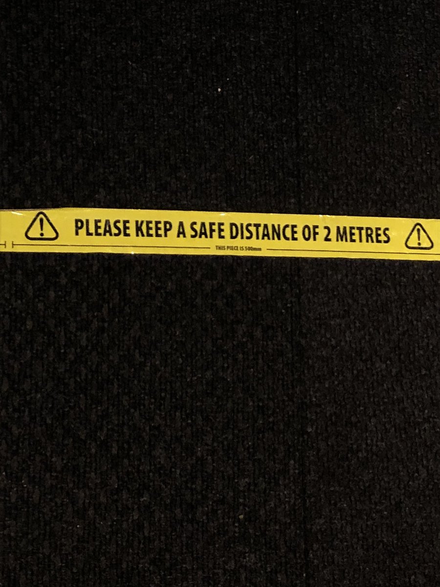 Don’t worry, we’ve got our socially distanced zones marked out for you here at the roomz, so you can rock out and stay safe 😷😷 #SocialDistancing #StaySafe #practicing #studio