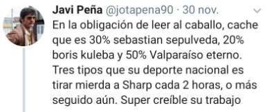 BorisKuleba's tweet photo. Y la cuenta bot original, @jotapena90 fue borrada. Parece que se enfocaron en usar los mismos usuarios únicamente para defender al pequeño führer e insultar a los concejales en el FB de los streamings del concejo. https://t.co/9x9qu6DVKX